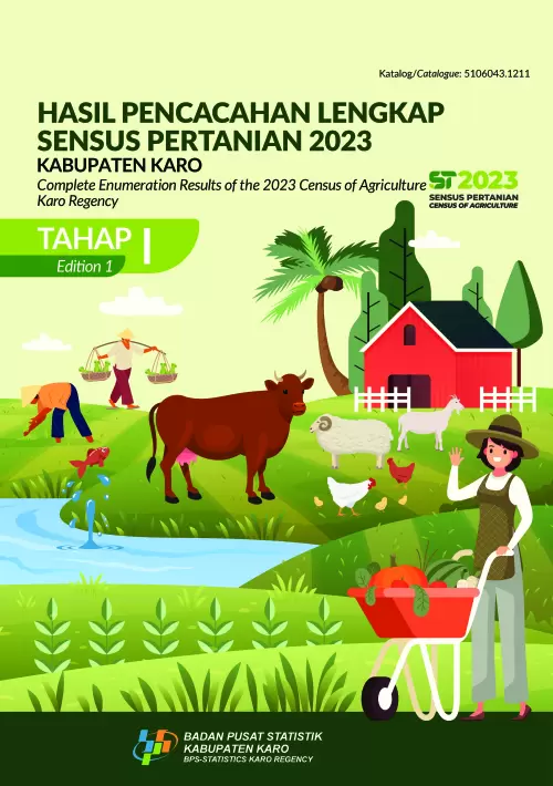Hasil Pencacahan Lengkap Sensus Pertanian 2023 – Tahap I Kabupaten Karo