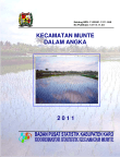 Kecamatan Munte Dalam Angka 2011